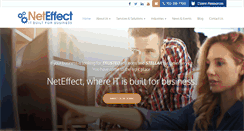 Desktop Screenshot of neteffect.com