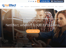 Tablet Screenshot of neteffect.com